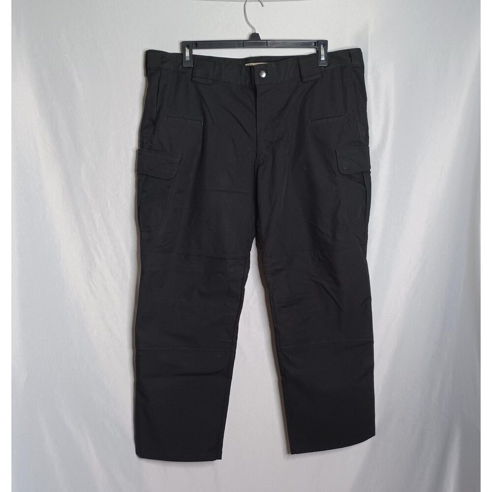 5.11 Tactical Pants Mens 42x30 Black Cargo Ripstop Outdoor Utility Workwear